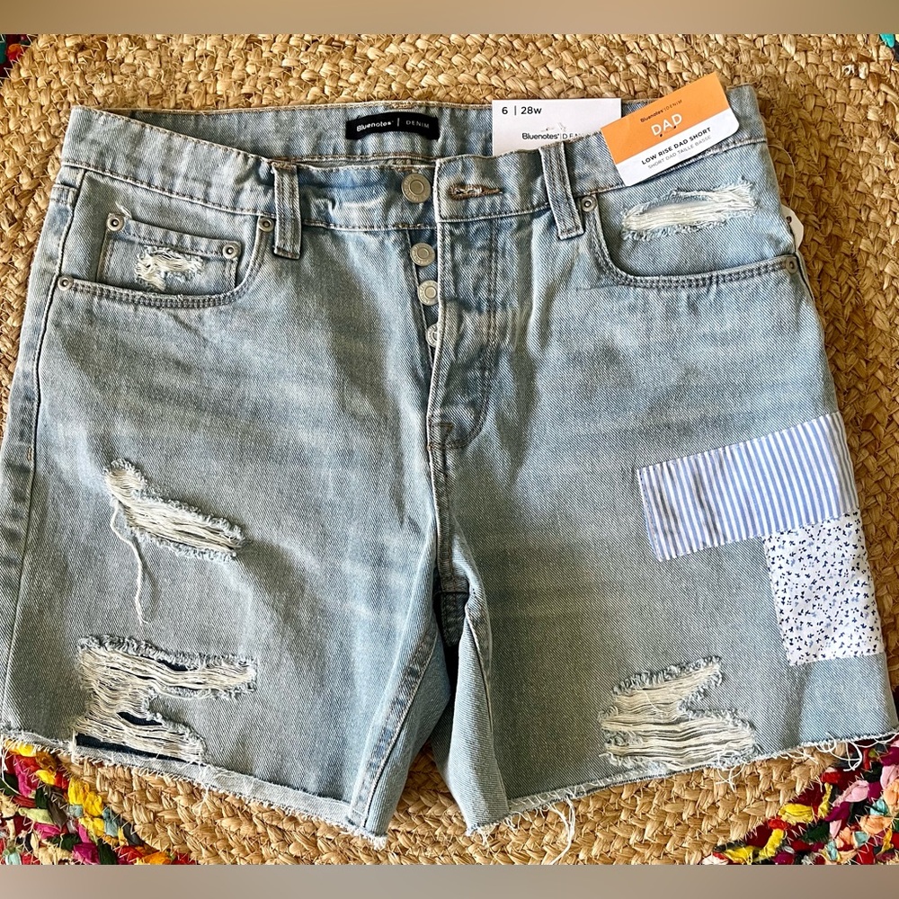 Blue notes denim w’s shorts size 6 /28 waist. Brand new with tags